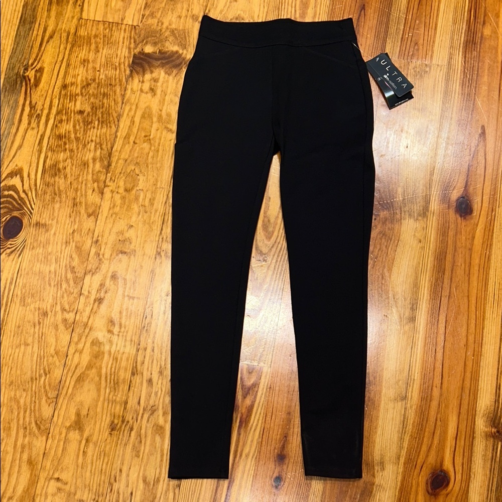 Slim-Sation Black Dress Leggings XS (NWT)
